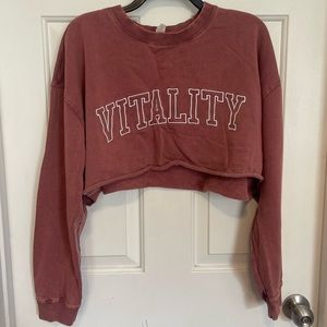 Vitality Crop Sweatshirt